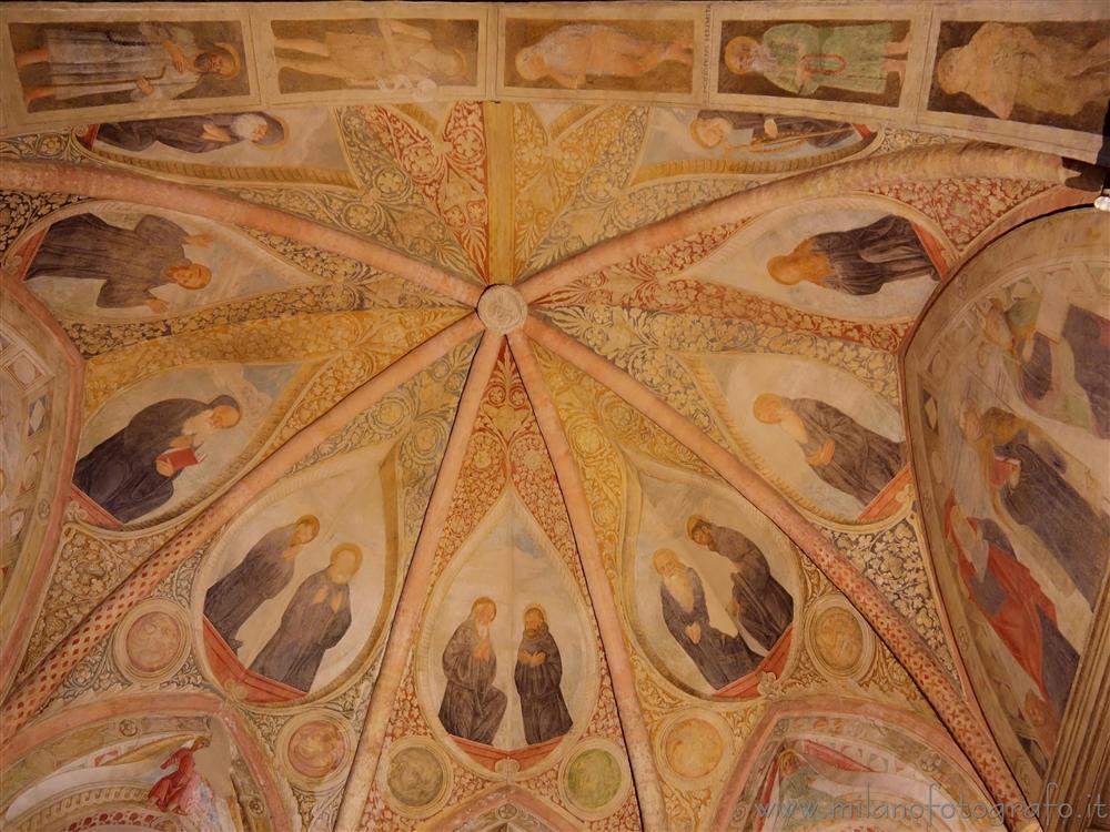 Milano - Soffitto ella cappella di Sant’Antonio Abate, o Cappella Obiano in San Pietro in Gessato